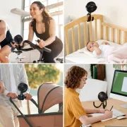 Ventilator portabil pentru carucior Momcozy Black