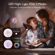 Ventilator portabil pentru carucior Momcozy Pink