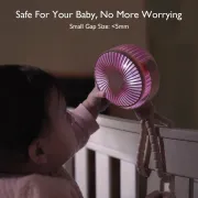 Ventilator portabil pentru carucior Momcozy Pink