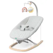 Balansoar pentru bebelusi Chicco Zen Wave, structura lemn, Wooden Grey (Gri), 0luni+ CHC8709180-8