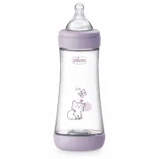 Biberon Chicco Perfect5 300ml, biofunctional, anti-colici, tetina silicon, flux rapid, fata, 4luni CHC2023512-7