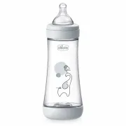 Biberon Chicco Perfect5 300ml, biofunctional, anti-colici, tetina silicon, flux rapid, unisex, 4luni CHC2023532-7