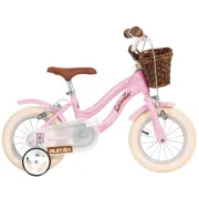 Bicicleta copii 12" - retro (roz)
