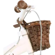 Bicicleta copii 16" - retro (alb)