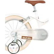 Bicicleta copii 16" - retro (alb)