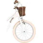 Bicicleta copii 16" - retro (alb)