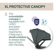Carucior copii 3 in 1 Chicco Bellagio 2, Fir Tree (verde inchis), 0luni+ CHC8718333+8713733+8714633-8