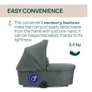 Carucior copii 3 in 1 Chicco Bellagio 2, Fir Tree (verde inchis), 0luni+ CHC8718333+8713733+8714633-8