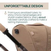 Carucior copii 3 in 1 Chicco Bellagio 2, First Seat Recline, Caramel (maro), 0luni+ CHC8718352+8713752+8710052-8