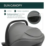 Carucior copii 3 in 1 Chicco Bellagio 2, Lunar Rock (gri deschis), 0luni+ CHC8718340+8713740+8714640-8