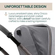 Carucior copii 3 in 1 Chicco Bellagio 2, Lunar Rock (gri deschis), 0luni+ CHC8718340+8713740+8714640-8