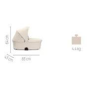 Carucior copii 3 in 1 Chicco Bellagio 2, Lunar Rock (gri deschis), 0luni+ CHC8718340+8713740+8714640-8