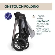 Carucior copii 3 in 1 Chicco Bellagio 2, Lunar Rock (gri deschis), 0luni+ CHC8718340+8713740+8714640-8
