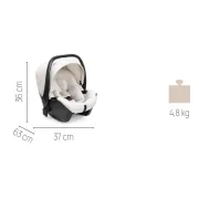 Carucior copii 3 in 1 Chicco Bellagio 2, Lunar Rock (gri deschis), 0luni+ CHC8718340+8713740+8714640-8