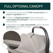 Carucior copii 3 in 1 Chicco Bellagio Primo, First Seat Recline, ComoLake (bej), 0luni+ CHC8724006+8713706+8710006-8