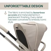 Carucior copii 3 in 1 Chicco Bellagio Primo, First Seat Recline, ComoLake (bej), 0luni+ CHC8724006+8713706+8710006-8
