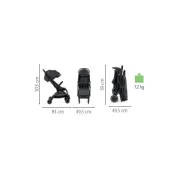 Carucior copii sport Chicco Trolley Me, Light Grey (Gri), 0luni+ CHC79865-8_LIGHT GREY
