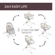 Cosulet multifunctional 4 in 1 Chicco Baby Hug Armonia, MotherPearl (Bej), 0 luni+ CHC8715784-8