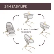 Cosulet multifunctional 4 in 1 Chicco Baby Hug Armonia, Scandinavian (Gri), 0 luni+ CHC8715761-8