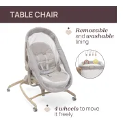 Cosulet multifunctional 4 in 1 Chicco Baby Hug Armonia, Scandinavian (Gri), 0 luni+ CHC8715761-8