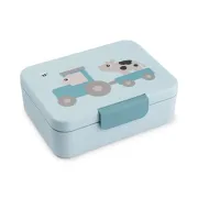 Cutie pentru pranz cu separator Done by Deer Tiny Farm Blue