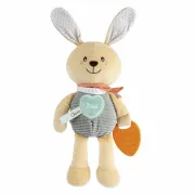 Jucarie copii din plus Chicco My Sweet DouDou multisenzorial cu zornaitoare, bej, 0luni+ CHC11467-1