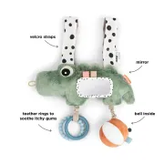 Jucarie de activitati pentru agatat Done by Deer Croco Green