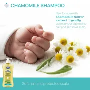 Sampon fara lacrimi Chicco Baby Moments, musetel, 500ml, 0luni+ CHC12799-9