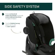 Scaun auto Chicco FullSeat I-Size, baza isofix rotativa 360, BlackSatin (Negru), 61-150cm, 3luni-12ani CHC8719045-8