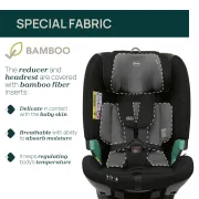 Scaun auto Chicco FullSeat I-Size, baza isofix rotativa 360, BlackSatin (Negru), 61-150cm, 3luni-12ani CHC8719045-8