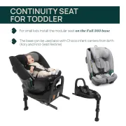 Scaun auto Chicco FullSeat I-Size, baza isofix rotativa 360, LunarRock (Gri), 61-150cm, 3luni-12ani CHC8719040-8