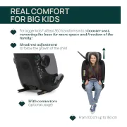 Scaun auto Chicco FullSeat I-Size, baza isofix rotativa 360, LunarRock (Gri), 61-150cm, 3luni-12ani CHC8719040-8