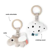 Set 2 jucarii de activitati pentru agatat Done by Deer Happy Clouds Sand
