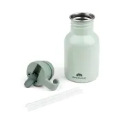 Sticla metalica cu pai Done by Deer Croco Green 350 ml