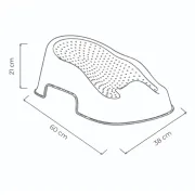 Suport pentru baie Soft Touch BabyJem, Roz JEMbj_9164