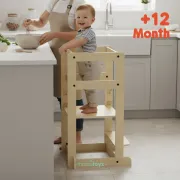 Turn de invatare multifunctional Kule Lite, Natur, MamaToyz JEMMtyz_kulelite
