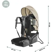Babymoov - port-bebe pentru drumetii moov and hike+ dune bbba057008