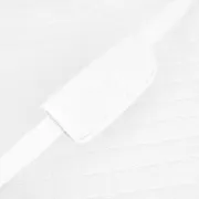 Cadita de baie pliabila, Qmini, Foldy Pro Care, Cu suport metalic si masuta de infasat, Cu termometru electronic, Cu dop si furtun pentru scurgere, Antiderapanta, 80&times;49 cm, Alb/Gri BYNFG2205