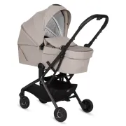 Carucior 2 in 1, Lionelo, Sia Flex, 7.6 kg, Include landou pliabil pe cadru, Ultracompact, Pliere rapida cu o mana, Copertina UPF50+, Cu accesorii incluse, 0-48 luni, Sustine 22 kg, Bej BYNLO-SIA_FLEX_BEIGE_SAND