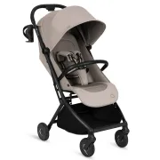 Carucior 2 in 1, Lionelo, Sia Flex, 7.6 kg, Include landou pliabil pe cadru, Ultracompact, Pliere rapida cu o mana, Copertina UPF50+, Cu accesorii incluse, 0-48 luni, Sustine 22 kg, Bej BYNLO-SIA_FLEX_BEIGE_SAND