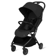 Carucior 2 in 1, Lionelo, Sia Flex, 7.6 kg, Include landou pliabil pe cadru, Ultracompact, Pliere rapida cu o mana, Copertina UPF50+, Cu accesorii incluse, 0-48 luni, Sustine 22 kg, Negru BYNLO-SIA_FLEX_BLACK_ONYX