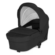 Carucior 2 in 1, Lionelo, Sia Flex, 7.6 kg, Include landou pliabil pe cadru, Ultracompact, Pliere rapida cu o mana, Copertina UPF50+, Cu accesorii incluse, 0-48 luni, Sustine 22 kg, Negru BYNLO-SIA_FLEX_BLACK_ONYX