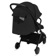 Carucior 2 in 1, Lionelo, Sia Flex, 7.6 kg, Include landou pliabil pe cadru, Ultracompact, Pliere rapida cu o mana, Copertina UPF50+, Cu accesorii incluse, 0-48 luni, Sustine 22 kg, Negru BYNLO-SIA_FLEX_BLACK_ONYX