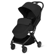 Carucior 2 in 1, Lionelo, Sia Flex, 7.6 kg, Include landou pliabil pe cadru, Ultracompact, Pliere rapida cu o mana, Copertina UPF50+, Cu accesorii incluse, 0-48 luni, Sustine 22 kg, Negru BYNLO-SIA_FLEX_BLACK_ONYX