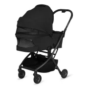 Carucior 2 in 1, Lionelo, Sia Flex, 7.6 kg, Include landou pliabil pe cadru, Ultracompact, Pliere rapida cu o mana, Copertina UPF50+, Cu accesorii incluse, 0-48 luni, Sustine 22 kg, Negru BYNLO-SIA_FLEX_BLACK_ONYX