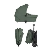 Carucior 2 in 1, Lionelo, Sia Flex, 7.6 kg, Include landou pliabil pe cadru, Ultracompact, Pliere rapida cu o mana, Copertina UPF50+, Cu accesorii incluse, 0-48 luni, Sustine 22 kg, Verde BYNLO-SIA_FLEX_GREEN_EMERALD