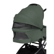 Carucior 2 in 1, Lionelo, Sia Flex, 7.6 kg, Include landou pliabil pe cadru, Ultracompact, Pliere rapida cu o mana, Copertina UPF50+, Cu accesorii incluse, 0-48 luni, Sustine 22 kg, Verde BYNLO-SIA_FLEX_GREEN_EMERALD