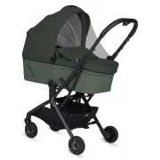 Carucior 2 in 1, Lionelo, Sia Flex, 7.6 kg, Include landou pliabil pe cadru, Ultracompact, Pliere rapida cu o mana, Copertina UPF50+, Cu accesorii incluse, 0-48 luni, Sustine 22 kg, Verde BYNLO-SIA_FLEX_GREEN_EMERALD