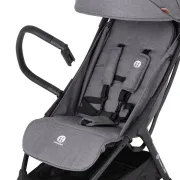 Carucior sport, Petite&Mars, Pax Ultimate, Compact - 7 kg, Spatar ajustabil, Suport picioare reglabil, Pliere tip carte, 6-36 luni, Pana la 22 kg, Gri BYN673840