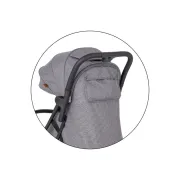 Carucior sport, Petite&Mars, Pax Ultimate, Compact - 7 kg, Spatar ajustabil, Suport picioare reglabil, Pliere tip carte, 6-36 luni, Pana la 22 kg, Gri BYN673840